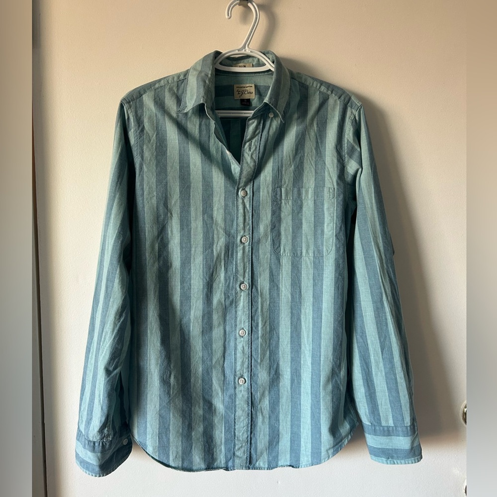 J. Crew Men's Cotton Button Down Shirt